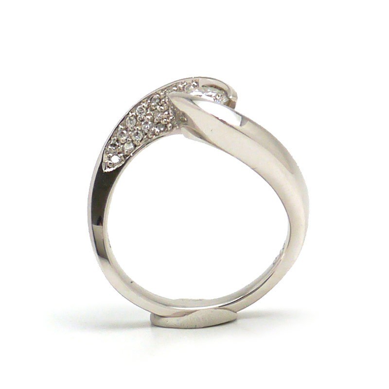 ダイヤモンドリング #10 約10号 PT900・ダイヤ0.41ct・0.18ct 指輪