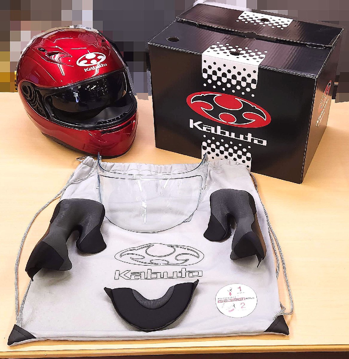 使用回数1回/新品同様/極上美品 OGK KABUTO オージーケー カブト フル