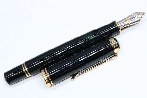 未使用品 ペリカン スーベレーン K18 18C-750 F M1000 吸入式 万年筆 PELIKAN SOUVERAN_画像6