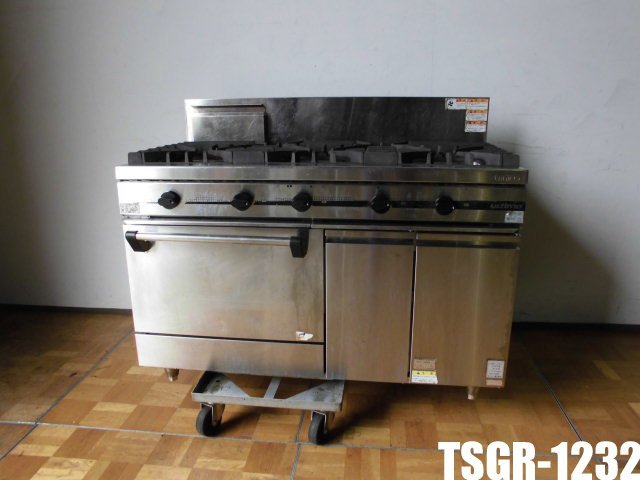 30%割引【逸品】 中古厨房 タニコー 業務用 ガスレンジ オーブン付き