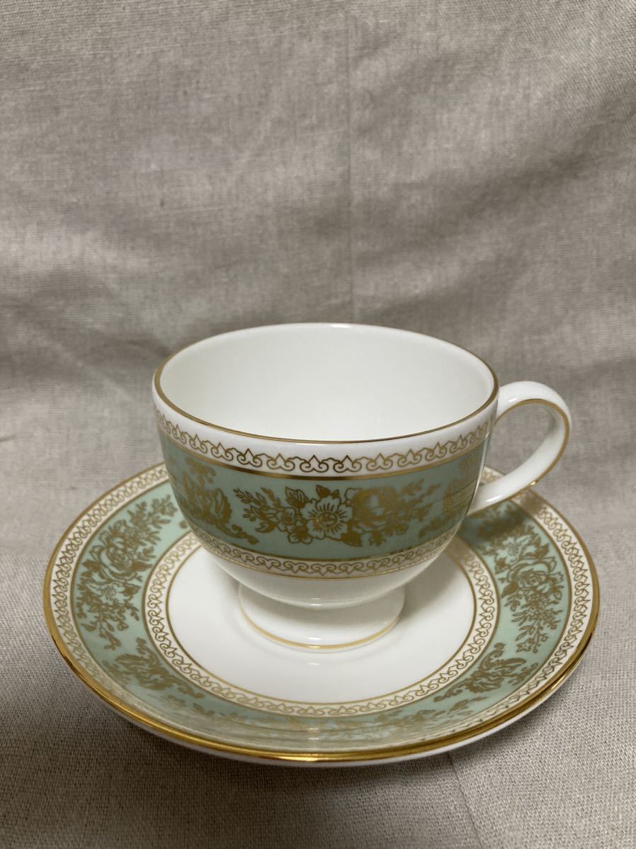ウェッジウッド セージグリーン カップ&ソーサー WEDGWOOD セージ
