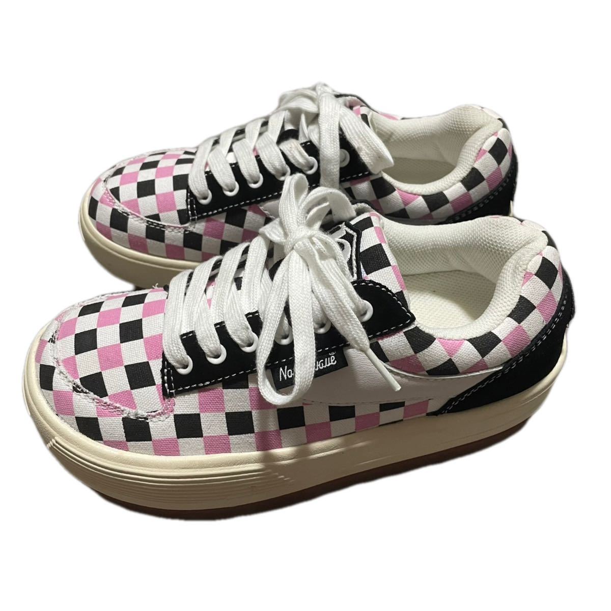 新品】NORTHWAVE ESPRESSO LOW チェック スニーカー 38 ノースウェーブ
