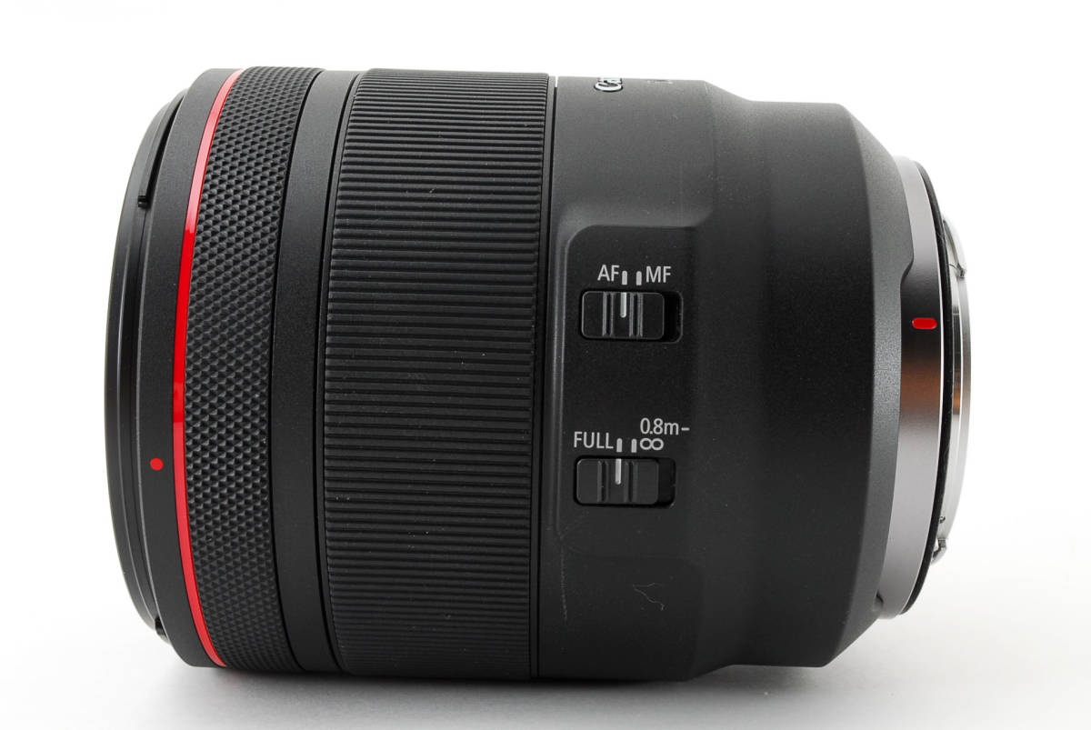 純正専用ポーチ付！ ★新同品級★ Canon キャノン RF 50mm F1.2 L USM 最新ミラーレスレンズ 高級レンズ (1494)_画像6