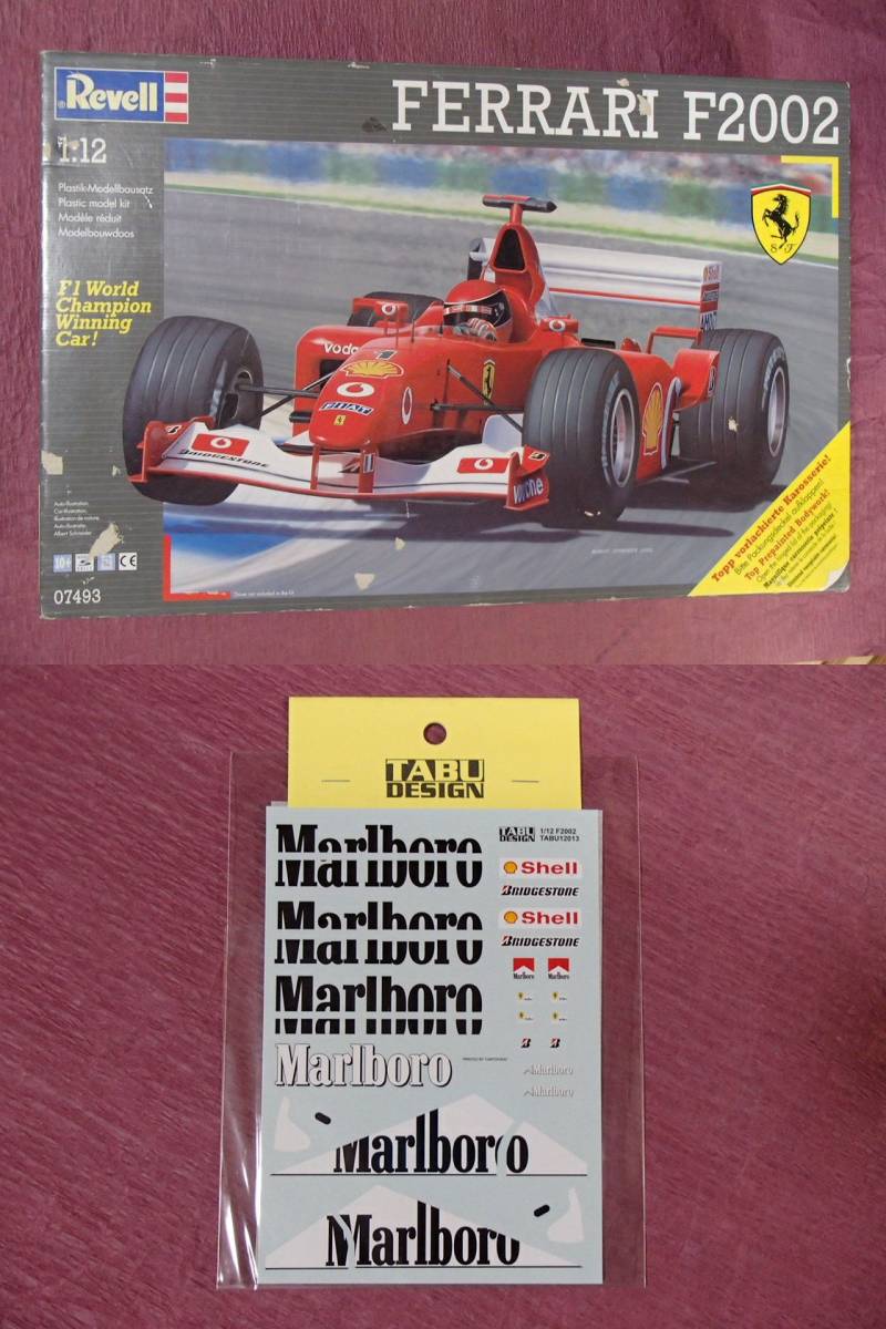 絶版レベル+TABデザイン/ビッグスケール フェラーリF2002 F1 絶版レベル+TABデザイン/ビッグスケール フェラーリF2002 F1
