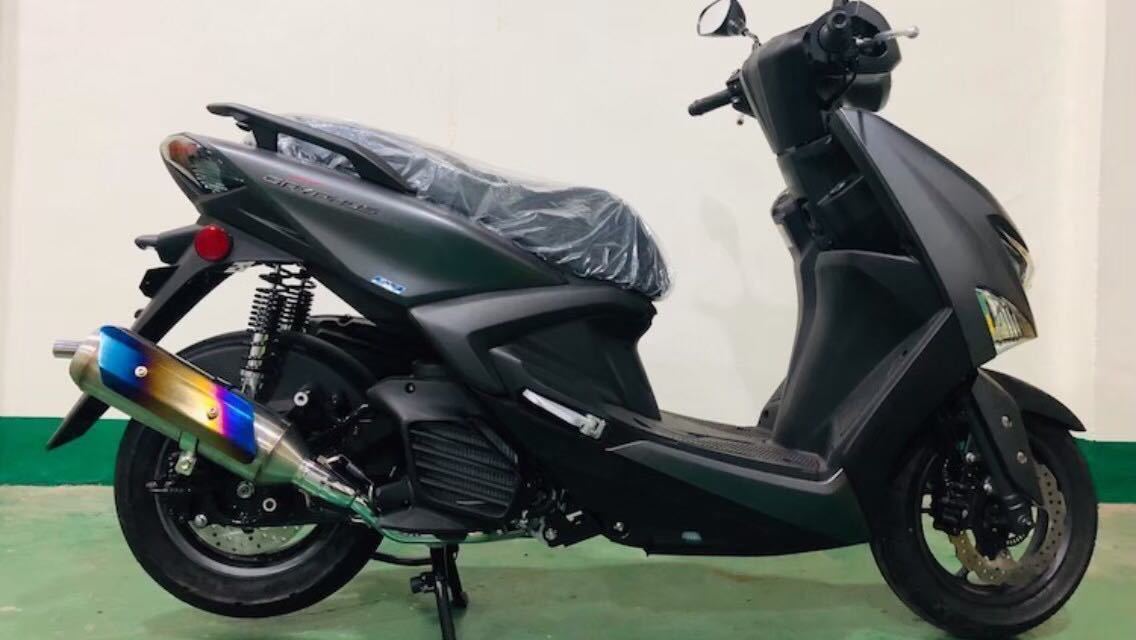 シグナスグリファス 台湾TILIER製 隔壁オールステンレスダウンマフラー