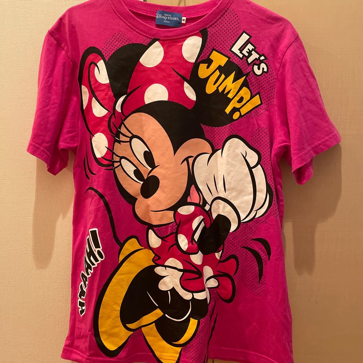 Paypayフリマ ディズニーランド ミニー プリント Tシャツ