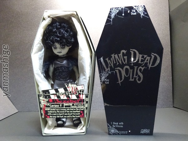 新品LDDレア シリーズ5ミステリー Jezebel ジェズベル モノクロ リビングデッドドールズ Living Dead Dolls Series 5 Variant メズコ Mezco