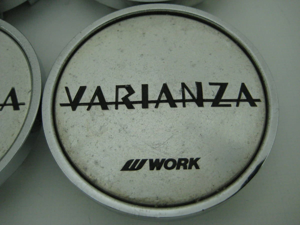 k5731 WORK VARIANZA ヴァリアンツァ アルミホイール用センターキャップ中古4個 ワーク_画像5