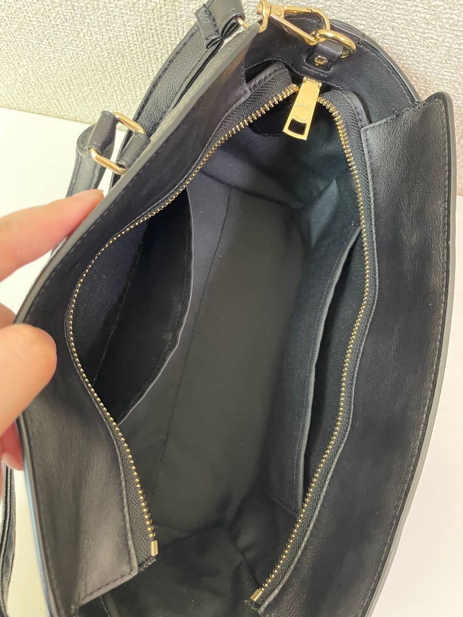 超美品☆coach コーチ スワッガー ブラック ハンドバッグ ショルダー