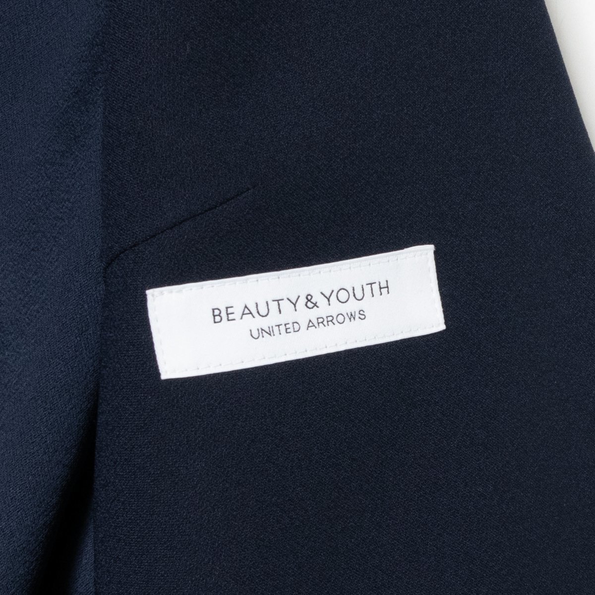 BEAUTY＆YOUTH UNITED ARROWS ユナイテッドアローズ ジャケット アウター 羽織り 上着 ポリエステル100％ ネイビー 紺 綺麗め カジュアル_画像2