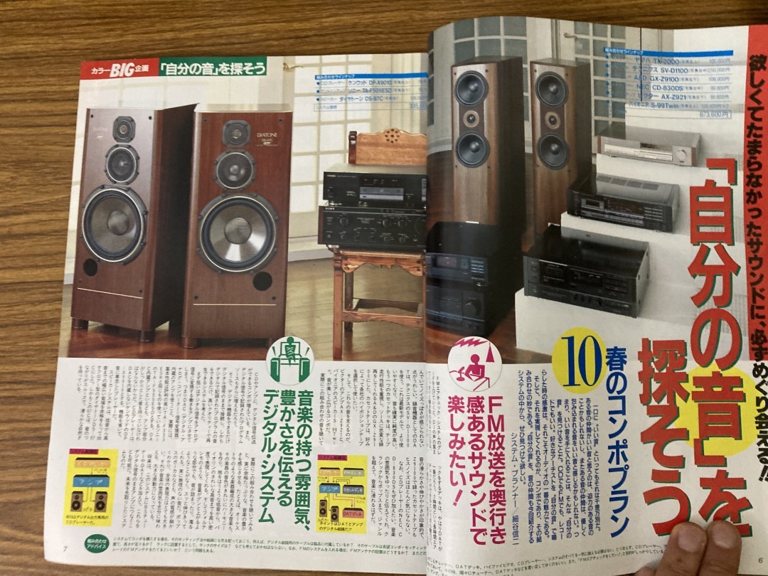 FMレコパル 1989年5号 長渕剛 LIVE89 ローリングストーンズA-817XD NV-V10000 D-77XD /LP2_画像4