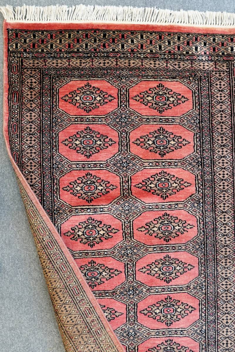 廊下敷きパキスタン手織り絨毯　ランナー サイズ:249×80cm