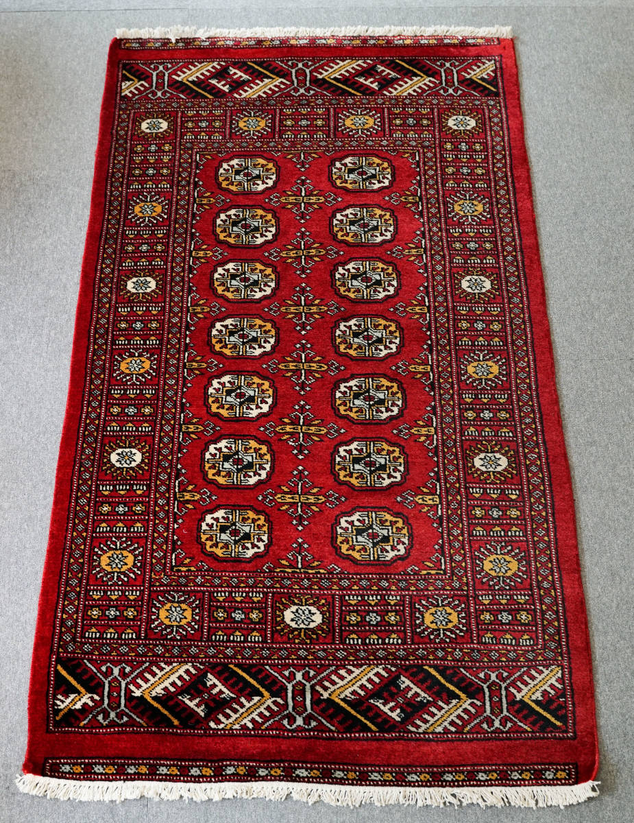 パキスタン手織り絨毯　ウール　アクセントラグ　size:172×94cm