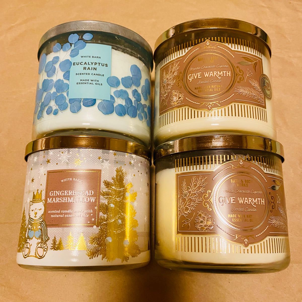 スイーツ柄 ブルー bath&bodyworks 4個セット - 通販 - motelparati.com.br