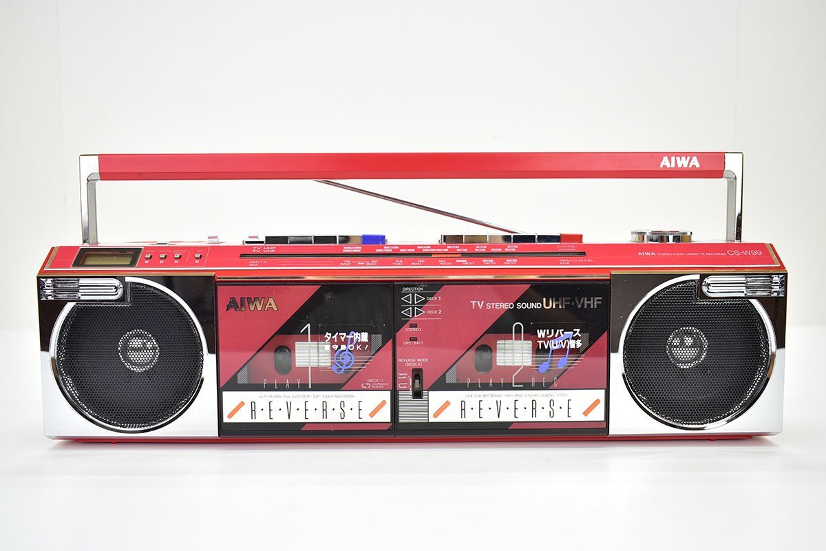 Yahoo!オークション - 未使用 AIWA CS-W99 FOOTWORK ダブル Yahoo!オークション - 未使用 AIWA CS-W99 FOOTWORK ダブル