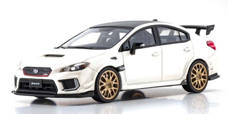 京商 オリジナル 1/43 S209 ホワイト 400台限定 KYOSHO 1/43 SUBARU WRX STi KSR43105W