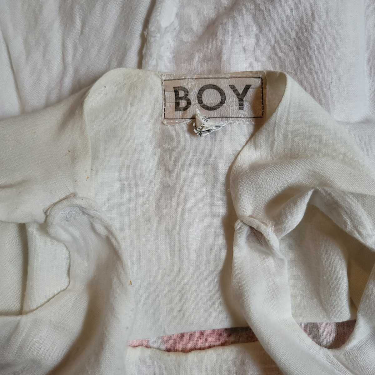 BOY LONDON ボーイロンドン ガーゼシャツ モスリントップ 当時物
