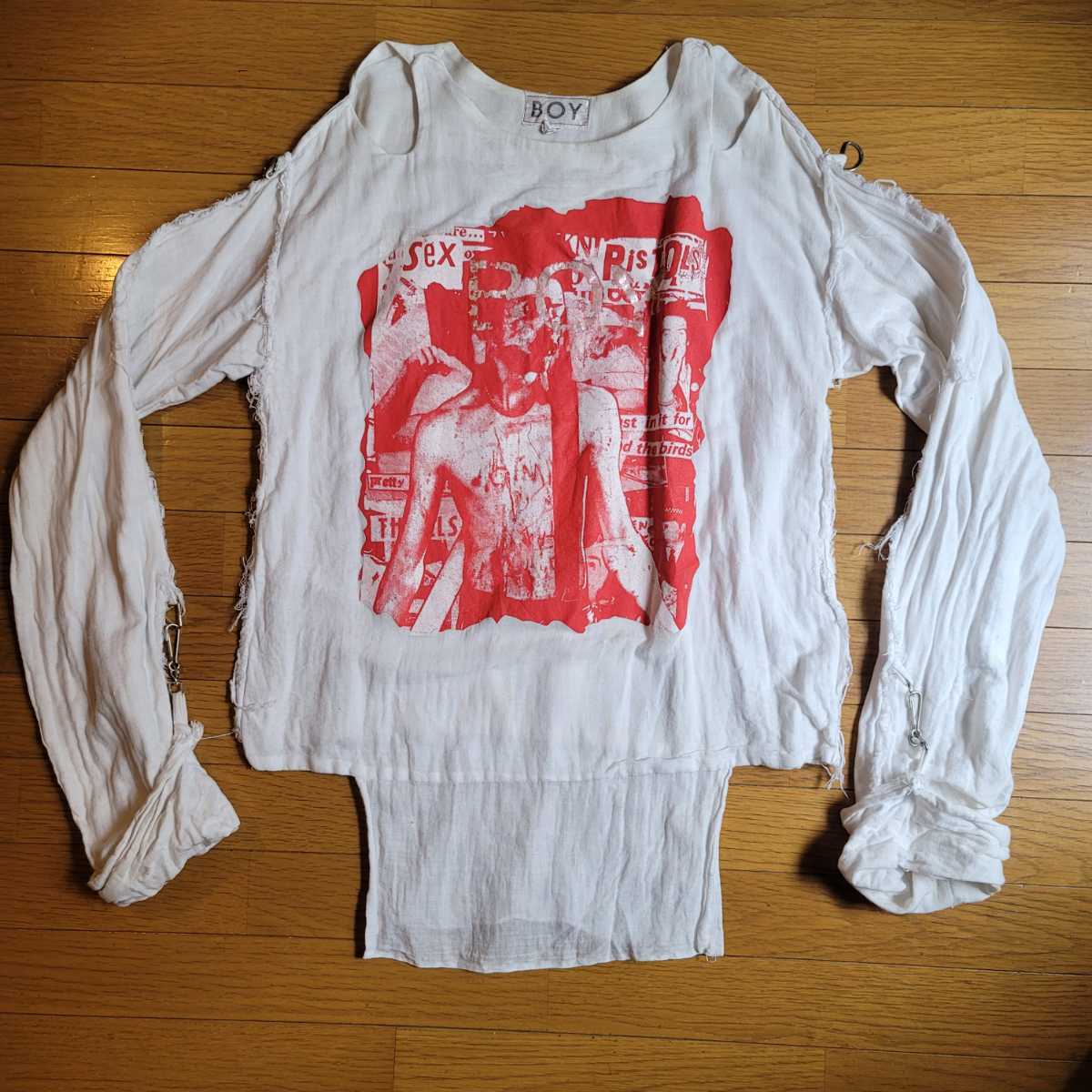 BOY LONDON ボーイロンドン ガーゼシャツ モスリントップ 当時物