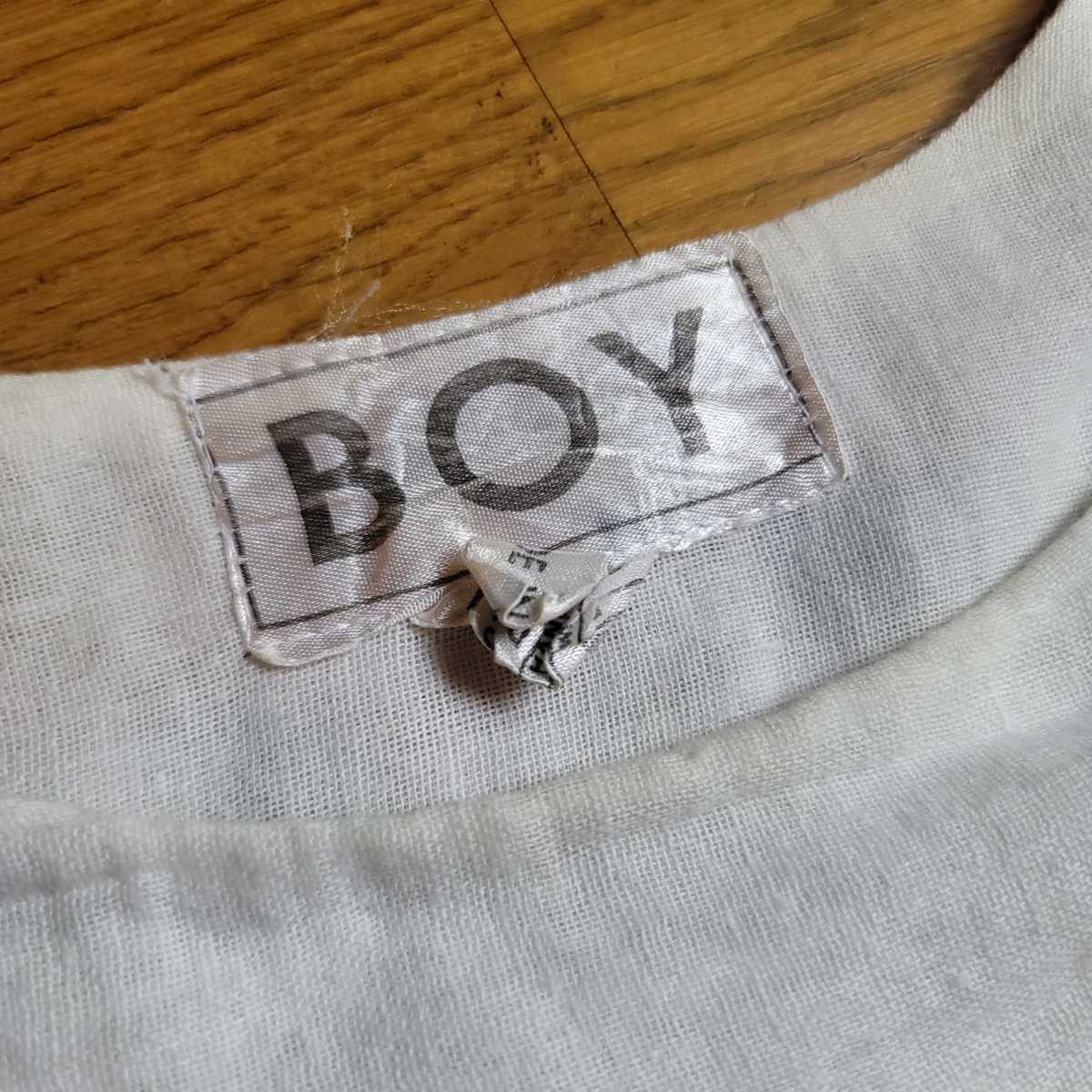 BOY LONDON ボーイロンドン ガーゼシャツ モスリントップ 当時物