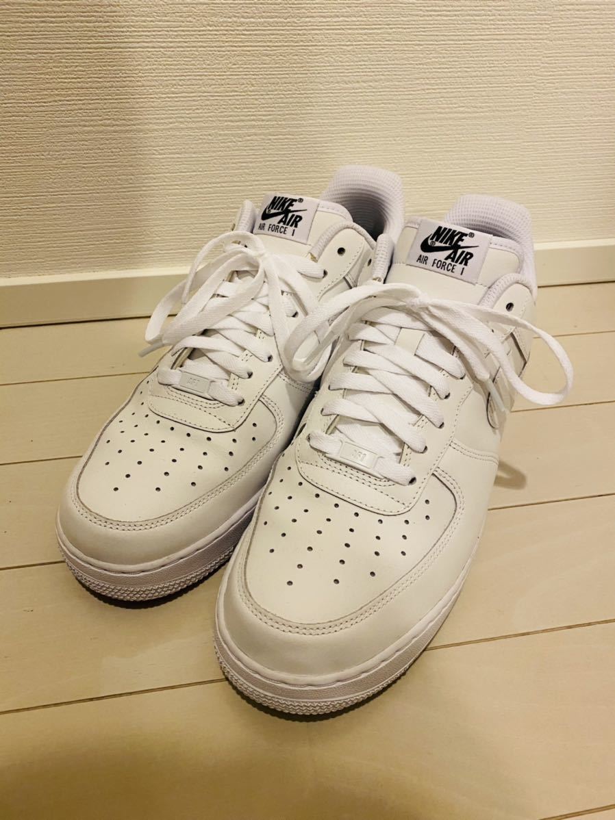 ナイキ By You エアフォース1 ロー ホワイト 07 28.5cm NIKE ナイキAIR FORCE エアフォースワン FORCE1  エアーフォース1