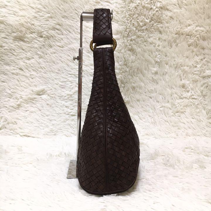 美品BOTTEGA VENETA ボッテガヴェネタ ショルダーバッグ ダーク