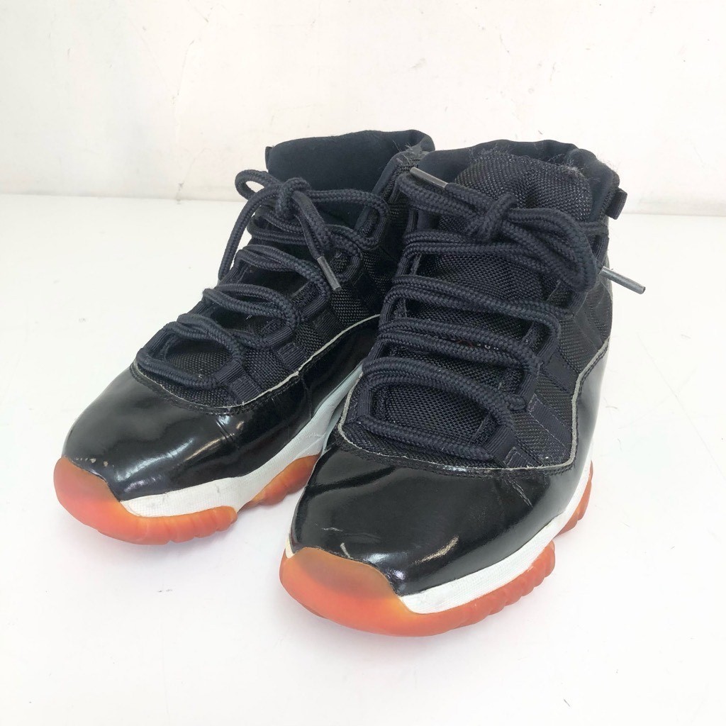 れあり⒲ NIKE - エアジョーダン11 オリジナル 1996年製 黒赤 BRED