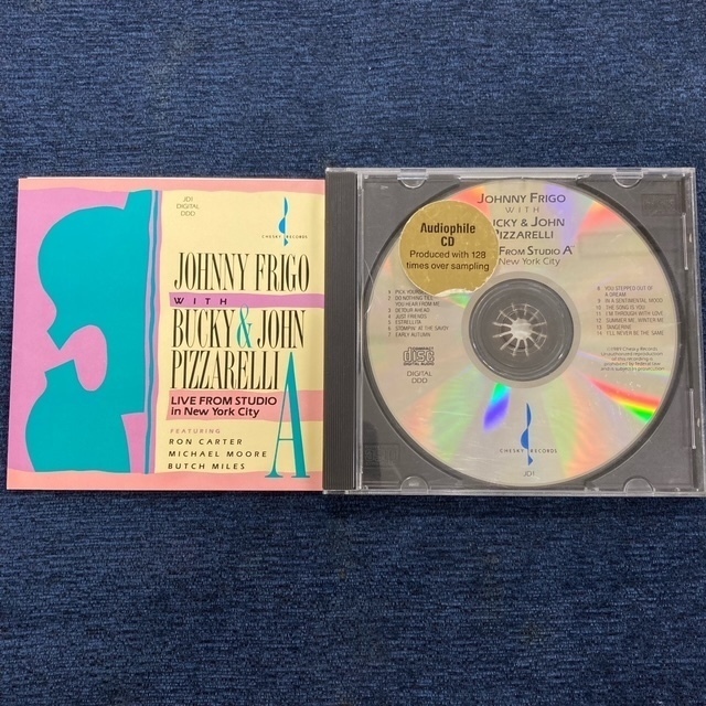 JOHNNY FRIGO WITH BUCKY & JOHN PIZZARELLI ジョニー・フリゴ LIVE FROM STUDIO in New York City CD digjunkmarket_16-2468