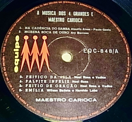 BRA69年オリジ！全編通しエレガント〜ダンサブル〜ジャジーバランソのレア盤！Maestro Carioca/A Musica Dos 4 Grandes E Maestro Carioca_画像3