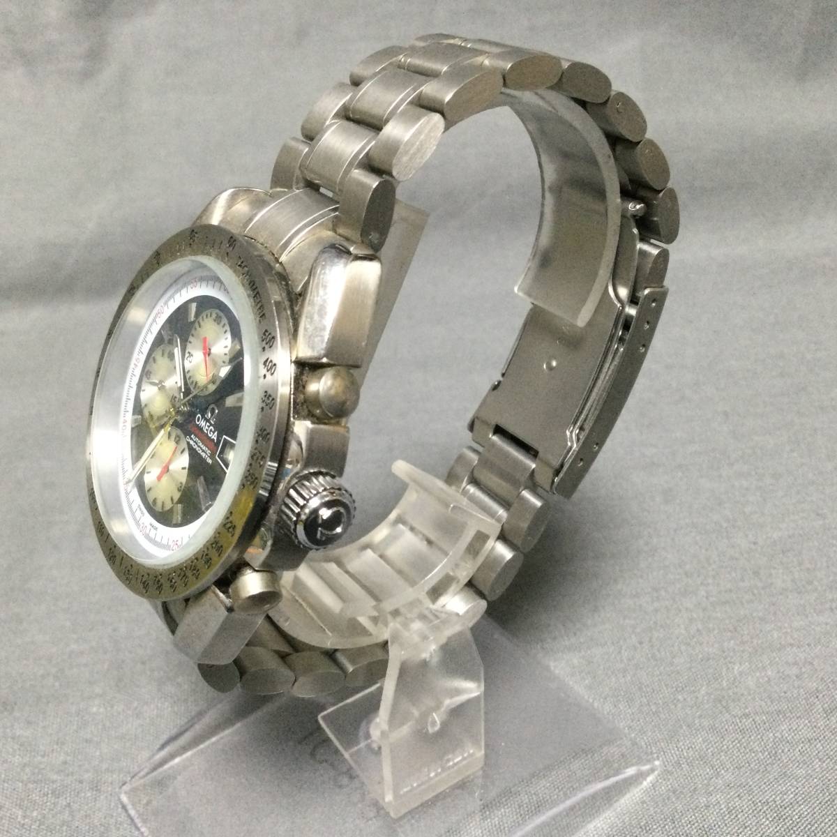 〇　6/24　208573　OMEGA　Ω　Seamaster　AUTOMATIC　CHRONOMETER　稼働　腕時計　オメガ_画像3