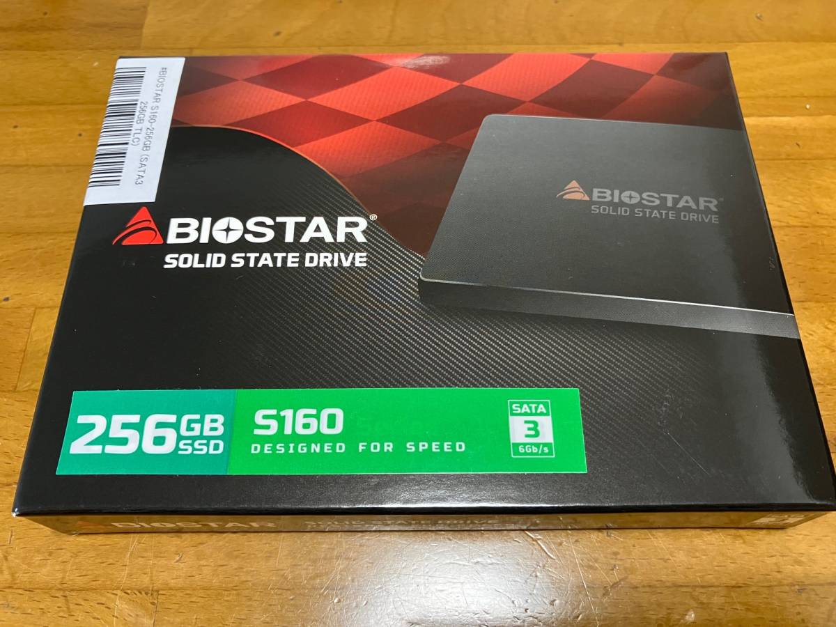 BIOSTAR S160-256GB 2.5インチ SSD 256GB SATA 6Gb/s 7mm 