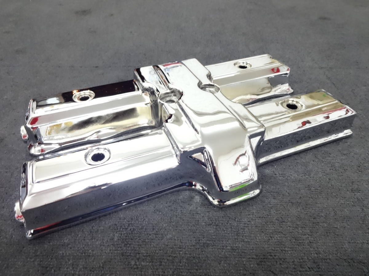 ①大阪魔人 CBR400F ヘッドカバー メッキ後未使用品 bpbd