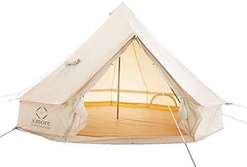 【未使用】S'more(スモア) Bello 400 ベル型テント テント ベル型 収納バッグ付き ポリコットン ファミリーテント 5~6人用
