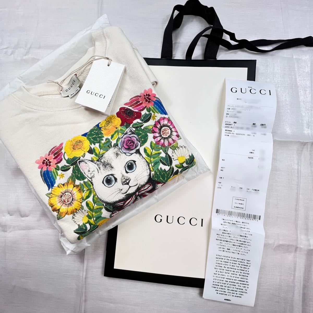 GUCCI グッチ ヒグチユウコ 日本限定 スウェットシャツ トレーナー ネコ