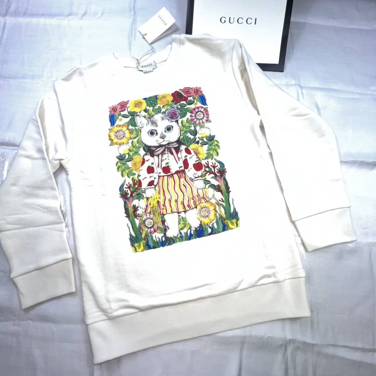 値引 GUCCI キッズ トレーナー ヒグチユウコさん猫 トップス