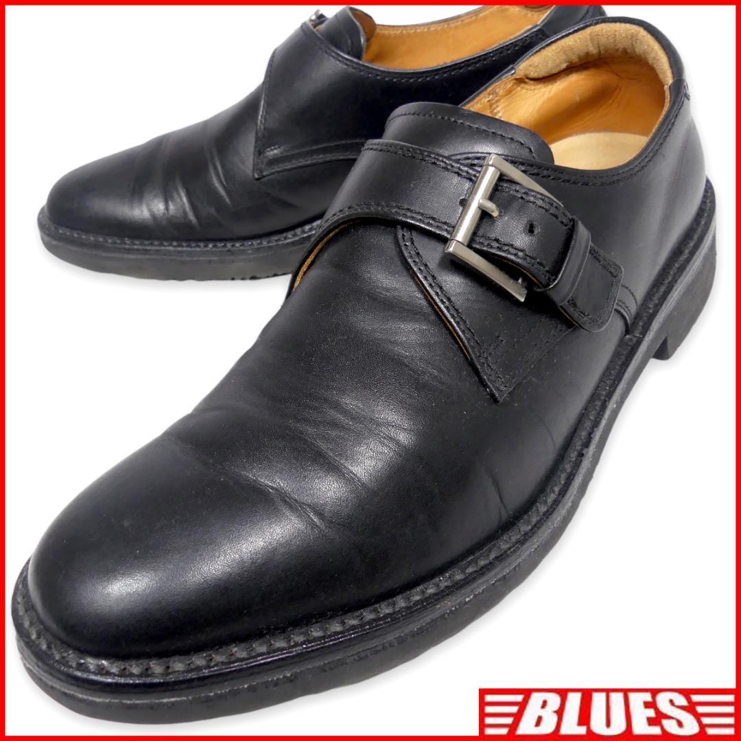  prompt decision *REGAL*25cm leather business shoes Reagal men's black original leather race up real leather heel leather shoes monk strap belt strap 