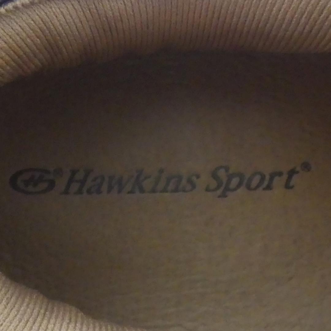 即決 HAWKINS 26 5cm レザースニーカー メンズ 8 5 茶 本革