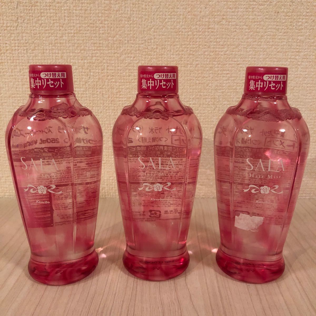 サラ サラ水 ヘアトリートメント ヘアミスト 付け替え用 250ml ３本