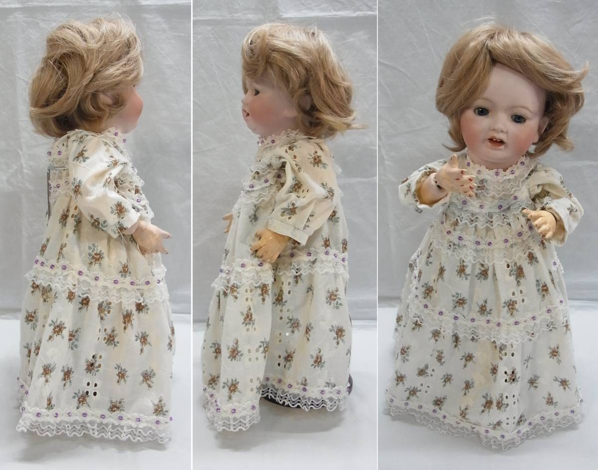 B】幻のビスクドール☆モリムラドール 約39.5cm☆日本製 モリムラ