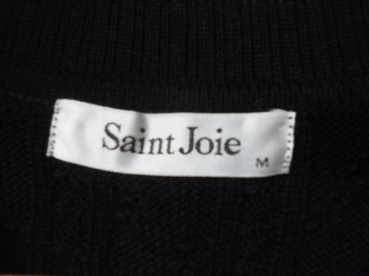 未使用タグ付き　「Saint Joie サンジョア　ブラック Mサイズ　セット」　株ナイガイ　定価4万5900円_画像10