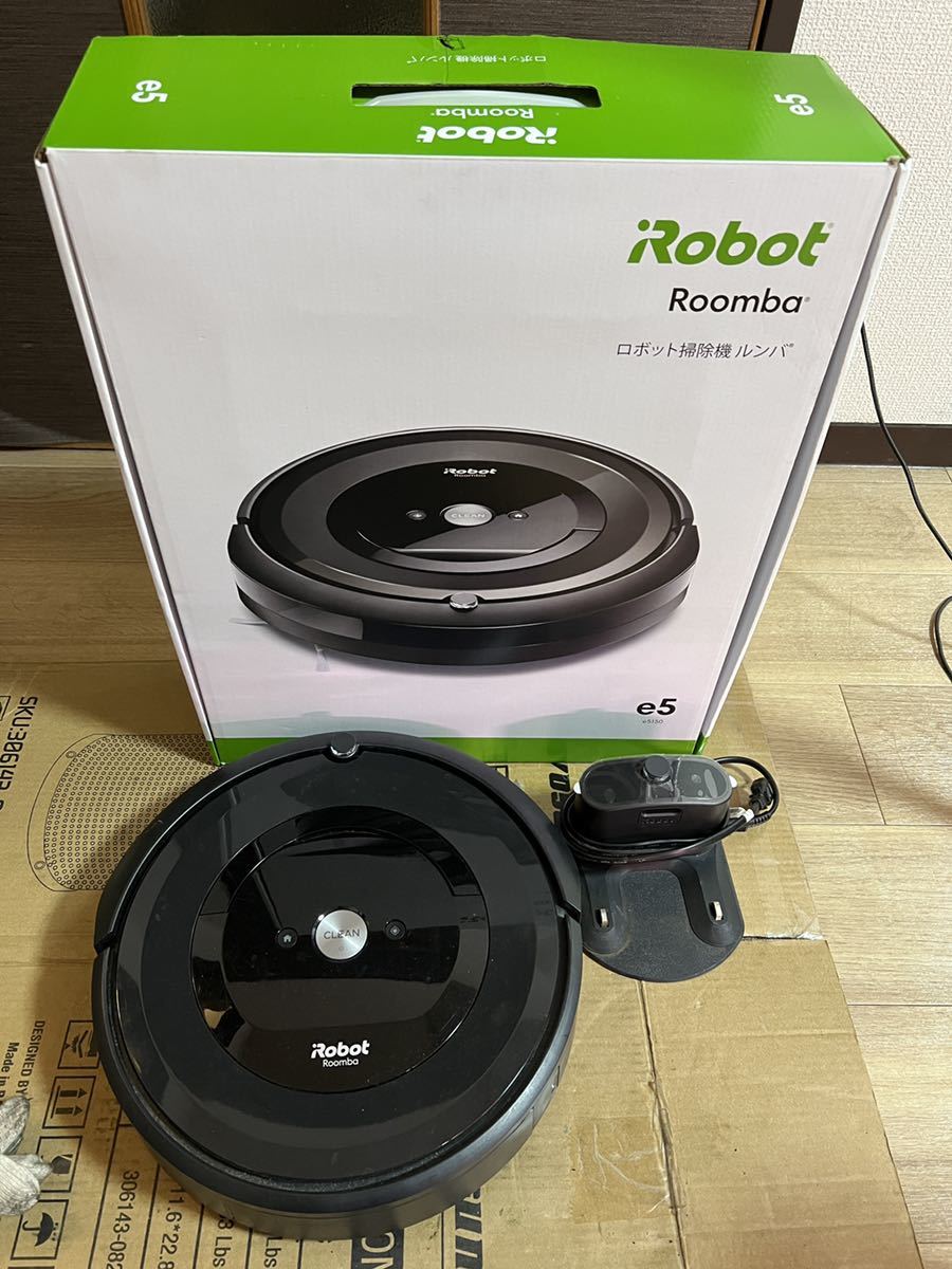 Roomba ルンバe5 ロボット掃除機 ルンバ ジャンク 付属品完備 www ...