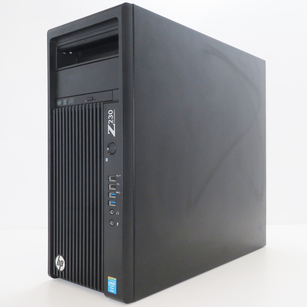 ◆hp Z230 Tower Workstation【Xeon E3-1271 V3(3.60GHz 4コア8スレッド)/16GB/64GB(SSD)+500GB(HDD)/FirePro W5100】