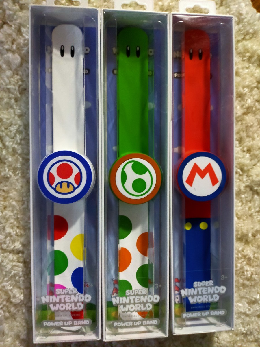 USJ マリオ パワーアップバンド 日本販売正規品 USJ SUPERNINTENDOWORLD パワーアップバンド キャラクターグッズ