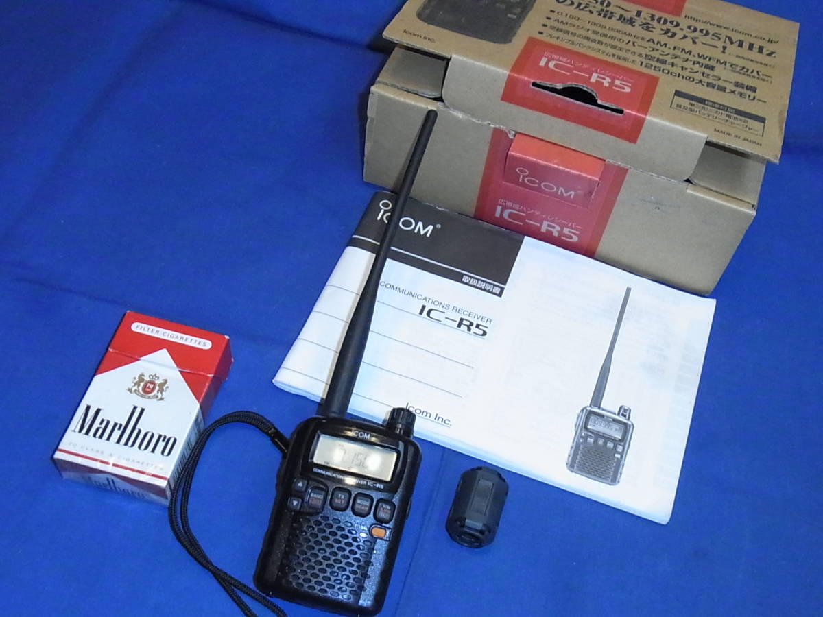 ICOM アイコム IC-R5 広帯域受信機 0.15~1309,995MHz ICOM アイコム IC-R5 広帯域受信機 0.15~1309,995MHz