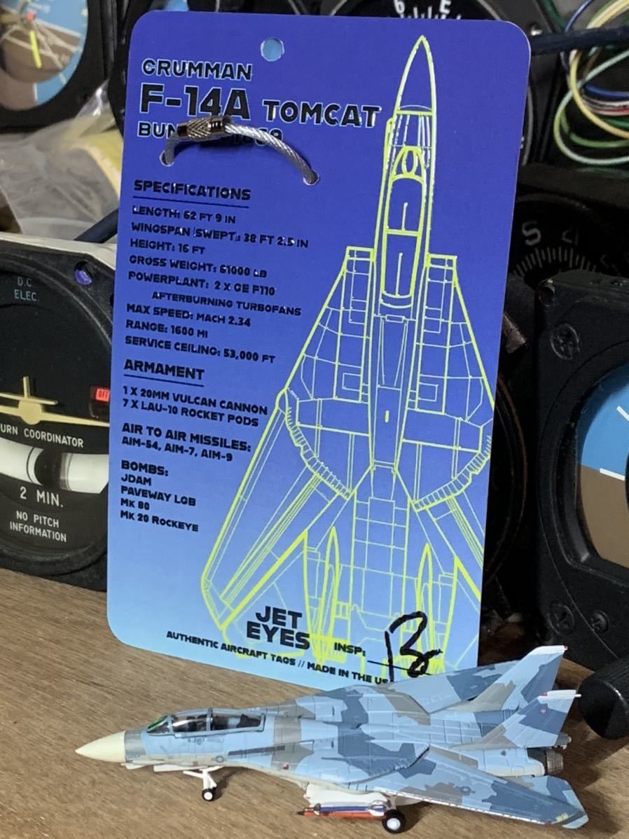 NFWS TOPGUN F-14 Tomcat トムキャット 実機の外板 タグ キーホルダー トップガン マーヴェリック 戦闘機 艦載機 米海軍 アメリカ海軍_画像3