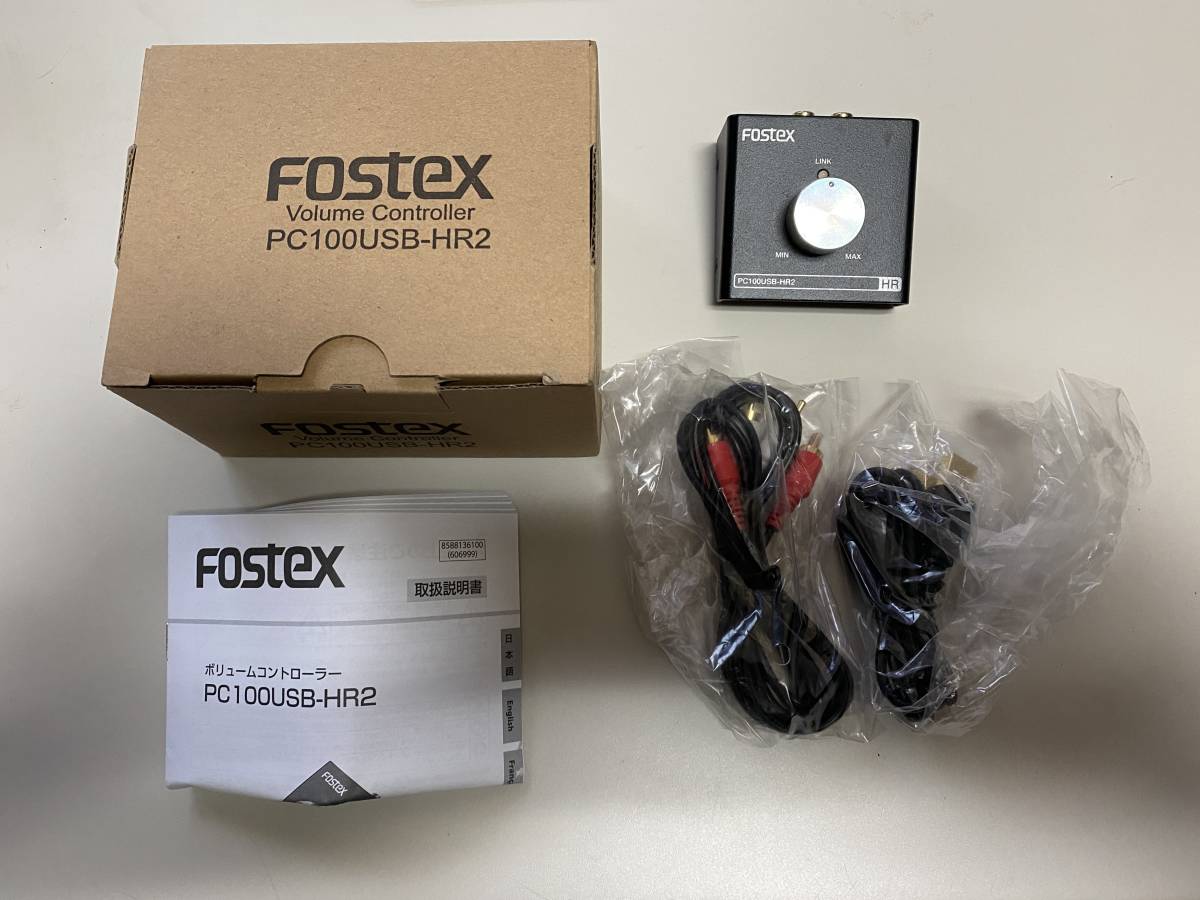 FOSTEX ボリュームコントローラー ハイレゾ対応 PC100USB-HR2　USB-DAC_画像5