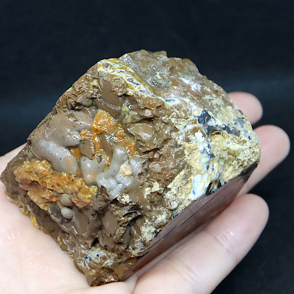 【送料無料】オレゴン州産 サンダーエッグ アゲート 瑪瑙 原石 168,5g AG187 天然石　鉱物　パワーストーン_画像9