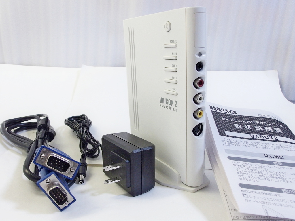 送料無料 即決 アイオーデータ I-O DATA ビデオコンバーター VA BOX2 高画質化回路搭載 ★動作確認済み