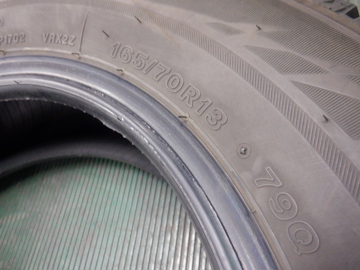 『BRIDGESTONE　ブリヂストン　BLIZZAK VRX2　ブリザック　165/70R13　2020年製　冬タイヤ　スタッドレスタイヤ　4本セット』_画像7