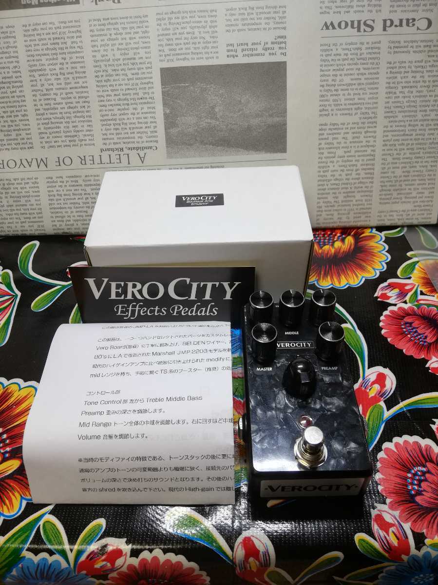 vero city effects pedals JMP−LA ほぼ新品です オーバドライブ