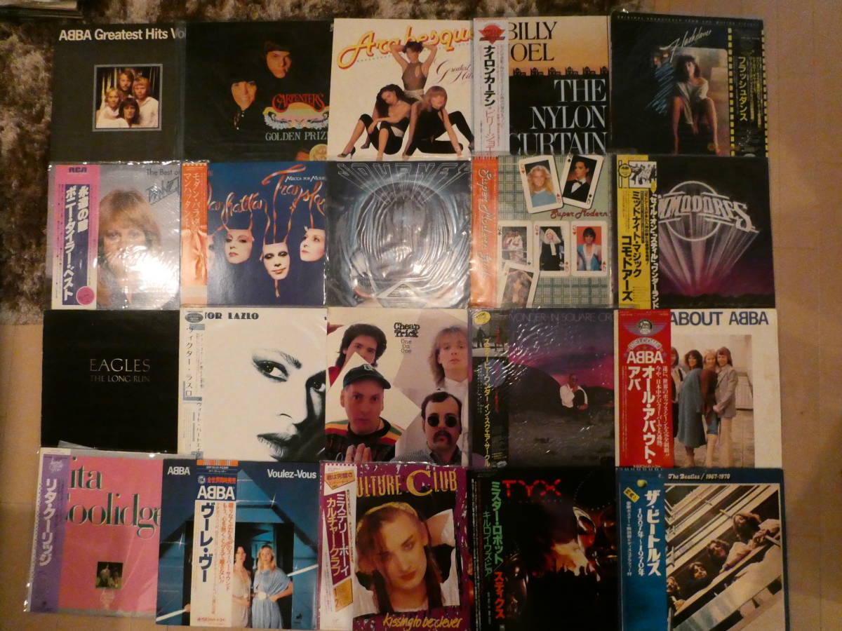 昭和レトロ 洋楽 LP レコード 大量 200枚 まとめて セット(その他 ...